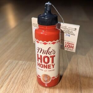 Mike's Hot Honey Bottle Christmas Ornament 2025 RUZ Realistic Foodie Decoupage